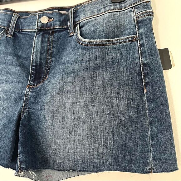 Joes Jeans Raw Hem Dark Wash Cut Off Jean Shorts Dark Wash Size 30, NWT - Picture 5 of 11